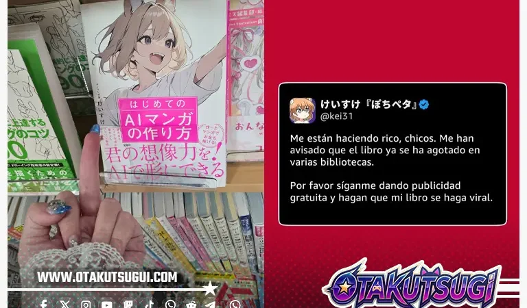 Intentó boicotear un libro de manga con IA y terminó ayudándolo a agotarse en Japón